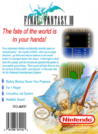 Final Fantasy III Famicom JP box art